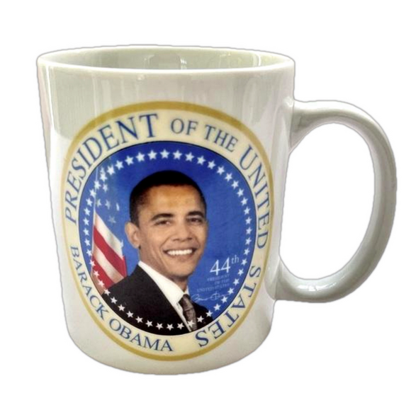 President Barack Obama Commemorative Mug Cup 44th President Elect Ceramic - Picture 1 of 6